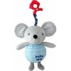 Baby Mix plyšová závesná hračka so zvukom Mouse Baby Mix plyšová závesná hračka so zvukom Mouse