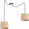 Light Home Závesné svietidlo Juta Spider, 2x jutové tienidlo, (výber z 2 farieb konštrukcie), (fi 20cm) Light Home Závesné svietidlo Juta Spider, 2x jutové tienidlo, (výber z 2 farieb konštrukcie), (fi 20cm)