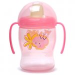 Fisher-price netekoucí hrnček s oušky růžový