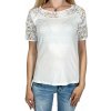 Dámska elegatná blúzka ZOE Biela 48 Dámska elegatná blúzka ZOE Biela 48