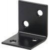 Spojovací uholník 30x30x30 mm, čierny Spojovací uholník 30x30x30 mm, čierny