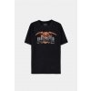 Pokémon Charizard Men's Short Sleeved T-shirt in Acid Wash Black