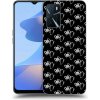 Picasee silikónový čierny obal pre OPPO A16 - Separ - White On Black Picasee silikónový čierny obal pre OPPO A16 - Separ - White On Black
