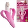 Baby Banana Prvá kefka Banán Ružový Baby Banana Prvá kefka Banán Ružový