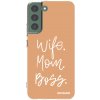 Picasee silikonový průhledný obal pro Samsung Galaxy S22+ 5G - Boss Mama Picasee silikonový průhledný obal pro Samsung Galaxy S22+ 5G - Boss Mama