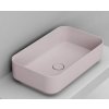 Ceramica Dolomite Noemi umývadlo 64x38.5 cm obdĺžnik pultové umývadlo ružová matná D311265 Ceramica Dolomite Noemi umývadlo 64x38.5 cm obdĺžnik pultové umývadlo ružová matná D311265