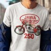 Tričko s potlačou JAWA 250 Pánsky Biela 5XL Tričko s potlačou JAWA 250 Pánsky Biela 5XL