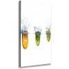 Vertikálny foto obraz na plátne Ovocie pod vodou 50x100 cm Vertikálny foto obraz na plátne Ovocie pod vodou 50x100 cm