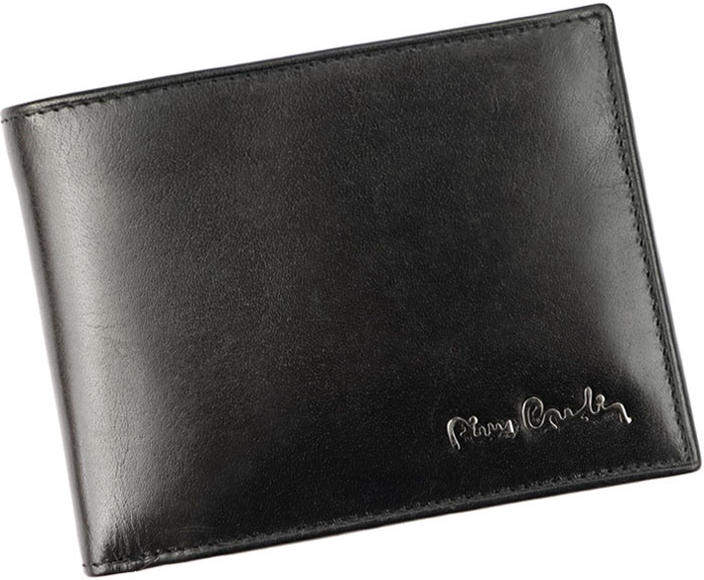 Pierre Cardin Jednoduchá pánska kožená peňaženka RFID L5208805 čierna