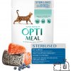 Optimeal Superpremium pre sterilizované mačky s lososom a lesnými čučoriedkami v želé 85 g