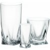 Crystal Bohemia Crystalite Bohemia QUADRO sklenená súprava pohárov 18 dielna Crystal Bohemia Crystalite Bohemia QUADRO sklenená súprava pohárov 18 dielna