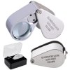 Verk 09053 Skladacia mineralogická lupa LED - zväčšenie 30x