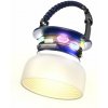 Immax 08493L solárna kempingová lampa LED 10W 3600-4400K RGB IP65, modrá, solárny panel, stmievateľná, integrovaný RGB pásik