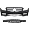 KITT Front Bumper with Diffuser and Black Tips suitable for Mercedes C-Class W205 S205 (2014-2020) Only for AMG Sport Line KITT Front Bumper with Diffuser and Black Tips suitable for Mercedes C-Class W205 S205 (2014-2020) Only for AMG Sport Line
