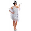 Charleston - strieborné šaty veľ. 42-44 - velikost S 36/38 Charleston - strieborné šaty veľ. 42-44 - velikost S 36/38
