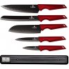 Sada kuchynských nožov s magnetickou lištou 6 dielna Berlingerhaus Metallic Line Burgundy BH-2694 Sada kuchynských nožov s magnetickou lištou 6 dielna Berlingerhaus Metallic Line Burgundy BH-2694