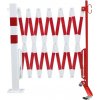 Bielo-červená stĺpiková mobilná bariéra - dĺžka 400 cm, výška 105 cm Bielo-červená stĺpiková mobilná bariéra - dĺžka 400 cm, výška 105 cm