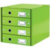 Leitz Click&Store box 4 zásuvky zelený Leitz Click&Store box 4 zásuvky zelený