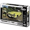 Retro cars Wartburg 311/1000 1963 500 dielov