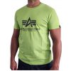 Alpha Industries Basic T Shirt Hornet Green tričko pánske Farba: zelená, Veľkosť: XXL Alpha Industries Basic T Shirt Hornet Green tričko pánske Farba: zelená, Veľkosť: XXL