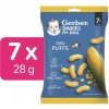 GERBER Snacks kukuričné chrumky 7 x 28 g GERBER Snacks kukuričné chrumky 7 x 28 g
