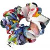 Gumička Scrunchie bavlnená Classic modro-žlto-ružová Gumička Scrunchie bavlnená Classic modro-žlto-ružová