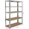 FDR 1820 Kov. regál 180x120x40 FIELDMANN FDR 1820 Kov. regál 180x120x40 FIELDMANN