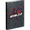 BAAGL Dosky na školské zošity A4 Ninja sivá BAAGL Dosky na školské zošity A4 Ninja sivá