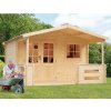 BPP Záhradná drevená chatka Lukáš 1, 453x350 cm, 28 mm BPP Záhradná drevená chatka Lukáš 1, 453x350 cm, 28 mm