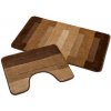 Koupelnová předložka 860 Nevada 106 brown Malý set 40x50 + 50x80 cm Koupelnová předložka 860 Nevada 106 brown Malý set 40x50 + 50x80 cm