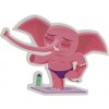 Sexy Elephant Merch zberateľský magnet Joga Sexy Elephant Merch zberateľský magnet Joga