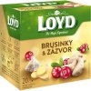 Loyd Tea pyramída brusnice + zázvor 40g Loyd Tea pyramída brusnice + zázvor 40g