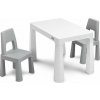 Toyz Detský set stolček s 2 kresielkami MONTI grey Toyz Detský set stolček s 2 kresielkami MONTI grey