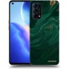Picasee silikónový čierny obal pre OPPO Reno 5 5G - Green Picasee silikónový čierny obal pre OPPO Reno 5 5G - Green