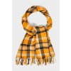 ŠÁL GANT CHECK WOVEN SCARF DK MUSTARD ORANGE ŠÁL GANT CHECK WOVEN SCARF DK MUSTARD ORANGE