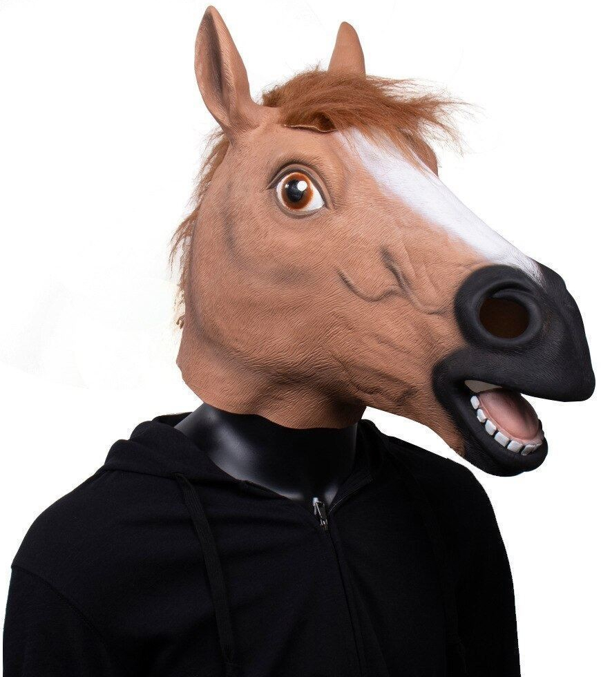 Maska hlava koňa
