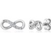 SOFIA strieborné náušnice nekonečno ANSE130449CZ1 SOFIA strieborné náušnice nekonečno ANSE130449CZ1