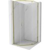 MEXEN - Exo sprchovací kút päťboký krídlový 100 x 100, transparent, zlato 812-100-100-50-00 MEXEN - Exo sprchovací kút päťboký krídlový 100 x 100, transparent, zlato 812-100-100-50-00