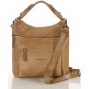 Mazzini Marco Exkluzívna prémiová béžová kožená kabelka/batoh