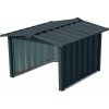 Strend Pro Garden Domček Strend Pro na robotickú kosačku garáž plech antracit 86 x 88 x 60 cm