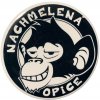 Pripínacia placka Nachmelená opica Pripínacia placka Nachmelená opica