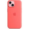 Apple iPhone 15 Silicone Case with MagSafe - Guava MT0V3ZM/A Apple iPhone 15 Silicone Case with MagSafe - Guava MT0V3ZM/A