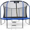Eoshop Premium Modrá trampolína 366 cm s vnitřní ochrannou sítí + žebřík - Inside Eoshop Premium Modrá trampolína 366 cm s vnitřní ochrannou sítí + žebřík - Inside