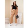Fashionweek Dámske nohavice ľahké vzdušné K41 Farba: Camel, Veľkosť: Universal Fashionweek Dámske nohavice ľahké vzdušné K41 Farba: Camel, Veľkosť: Universal