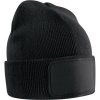 Beechfield Čepice s nášivkou B 445B dětská COT53445B00299-black Černá