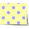 Sablio Plagát Fialové bodky - 90x60 cm Sablio Plagát Fialové bodky - 90x60 cm