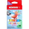 Kores KRAYONES - voskové pastelky trojhranné JUMBO 12 farieb Kores KRAYONES - voskové pastelky trojhranné JUMBO 12 farieb