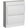 Kanlux Modulární rozvaděč, plastový, povrchová montáž, 2x12 IP40 IK06 N+PE třída II, bílé dveře, DB212S 2X12P/SMD-P bílý 36421 Kanlux Modulární rozvaděč, plastový, povrchová montáž, 2x12 IP40 IK06 N+PE třída II, bílé dveře, DB212S 2X12P/SMD-P bílý 36421