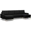 AG Rohová sedacia súprava ELMA ULL čierna AG Rohová sedacia súprava ELMA ULL čierna
