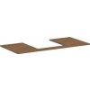 Doska pod umývadlo Hansgrohe Xilesa E 118x1,6x55 cm kašmírový dub 54271550 Doska pod umývadlo Hansgrohe Xilesa E 118x1,6x55 cm kašmírový dub 54271550